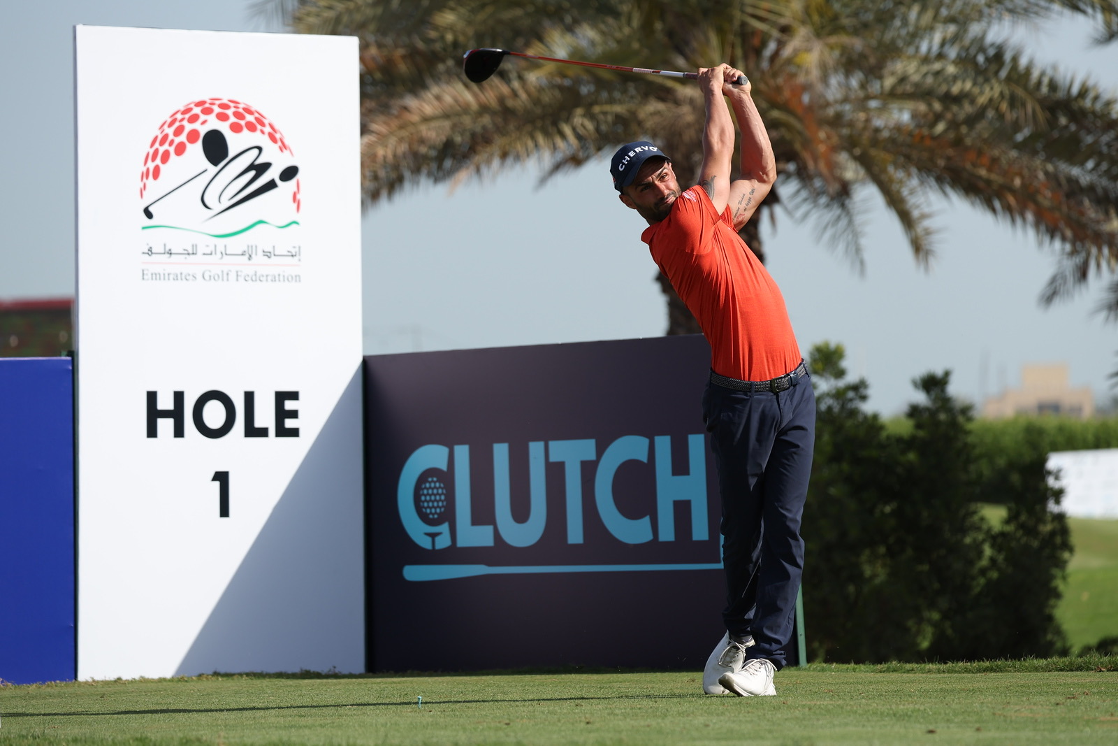 Dimitri Cavazzana competing on the Alps Tour